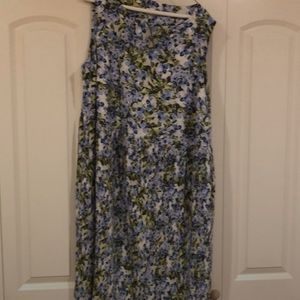 Sleeveless pleated dress NWT J. Jill
